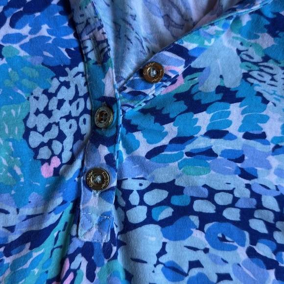 GIRLS LILLY PULITZER WAVE DRESS size medium (F26) - Picture 5 of 7